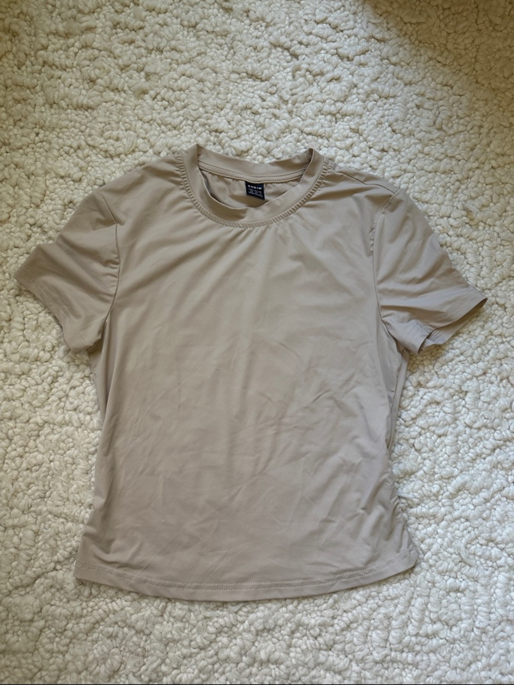 SHEIN Short Sleeve Stretch Top